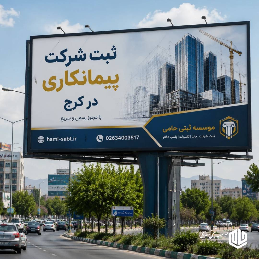 ثبت شرکت پیمانکاری در کرج|هزینه،مدارک،مراحل 1403 1 ثبت شرکت پیمانکاری در کرج