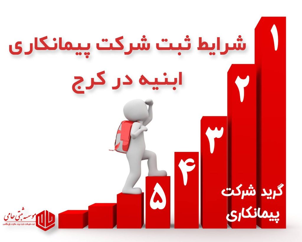 ثبت شرکت پیمانکاری ابنیه در کرج