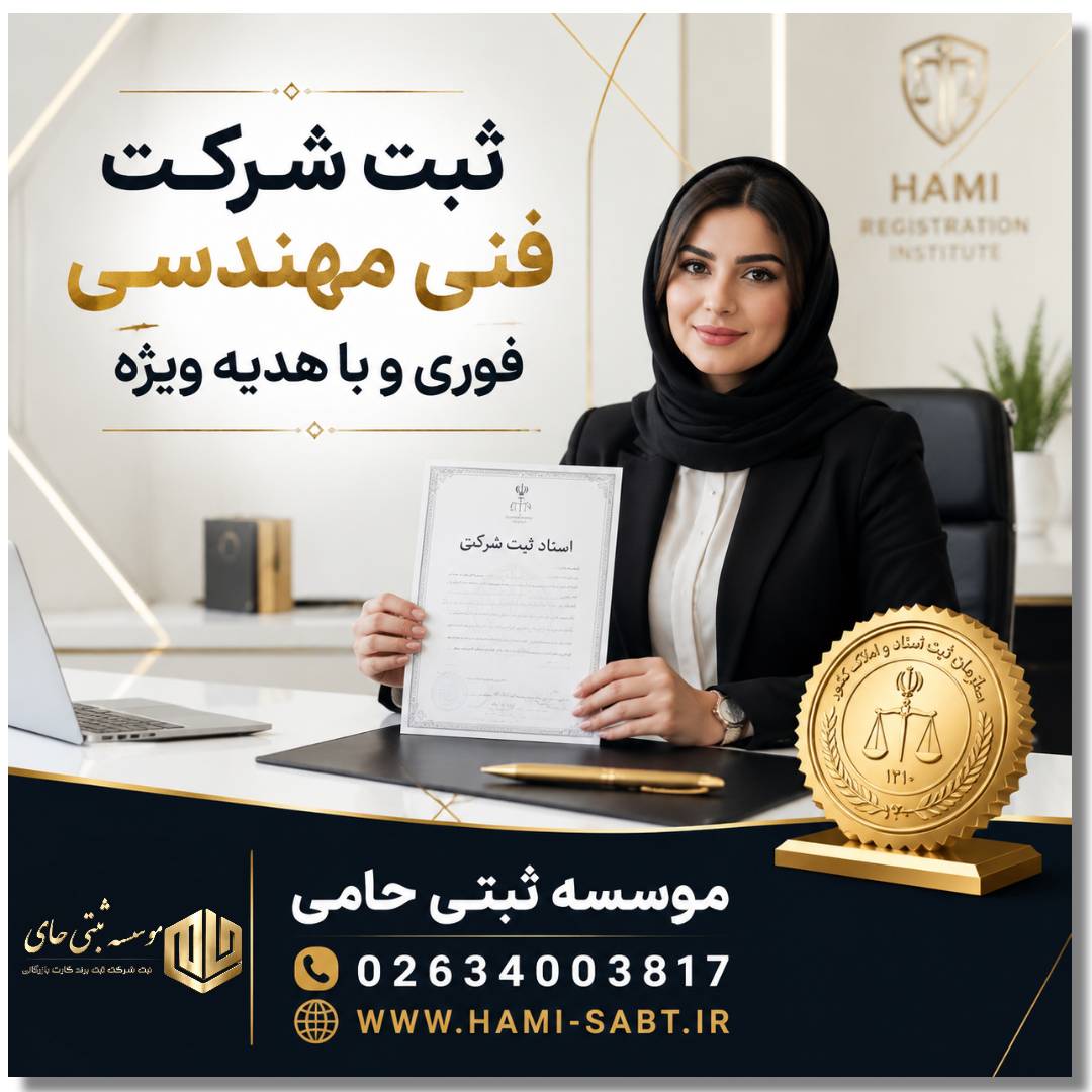 تأسیس دفتر فنی مهندسی 1 تأسیس دفتر فنی مهندسی