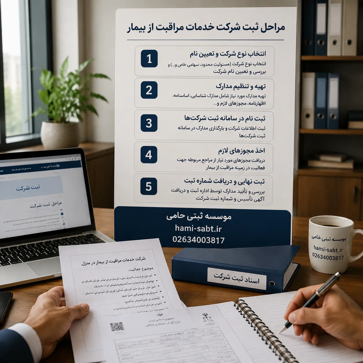 ثبت شرکت مراقبت بیماران 6 ثبت شرکت مراقبت بیماران مرحله به مرحله چگونه انجام میشود