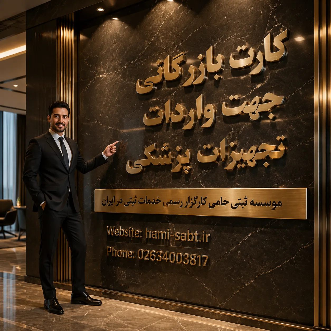 ثبت شرکت بازرگانی تجهیزات پزشکی 5 کارت بازرگانی