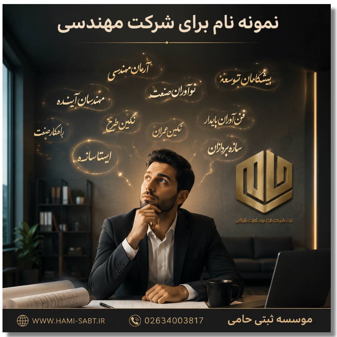 ایده برای اسم شرکت مهندسی 1 ایده برای اسم شرکت مهندسی